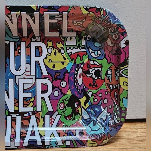NWT Channel Your Inner Maniak Metal Rolling Tray - Picture 4 of 8